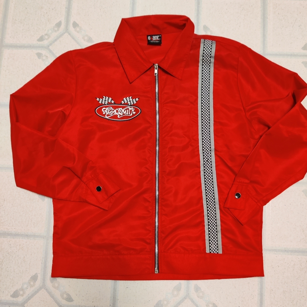 * Host Pick * Vintage Aerosmith Lightweight Tour Jacket 🎉🤘🤘